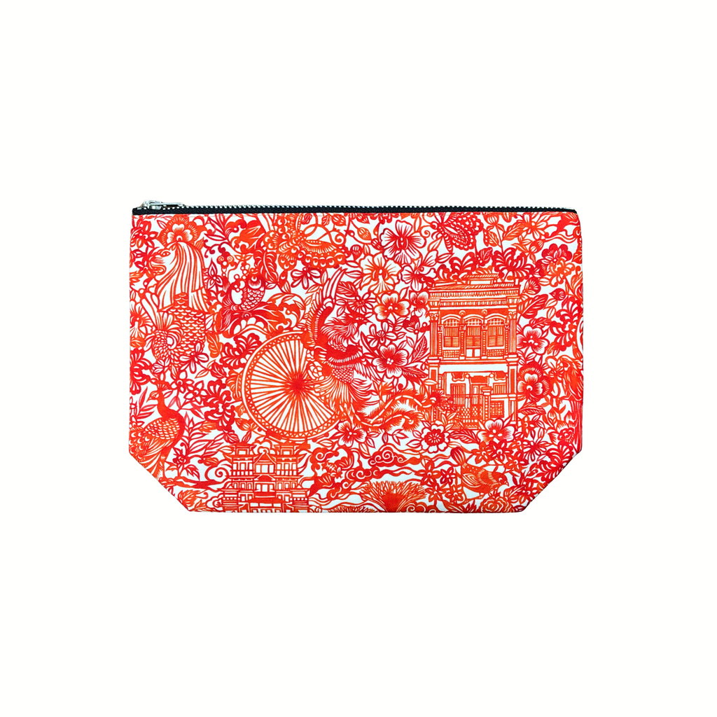 Singapore Papercut Pouch