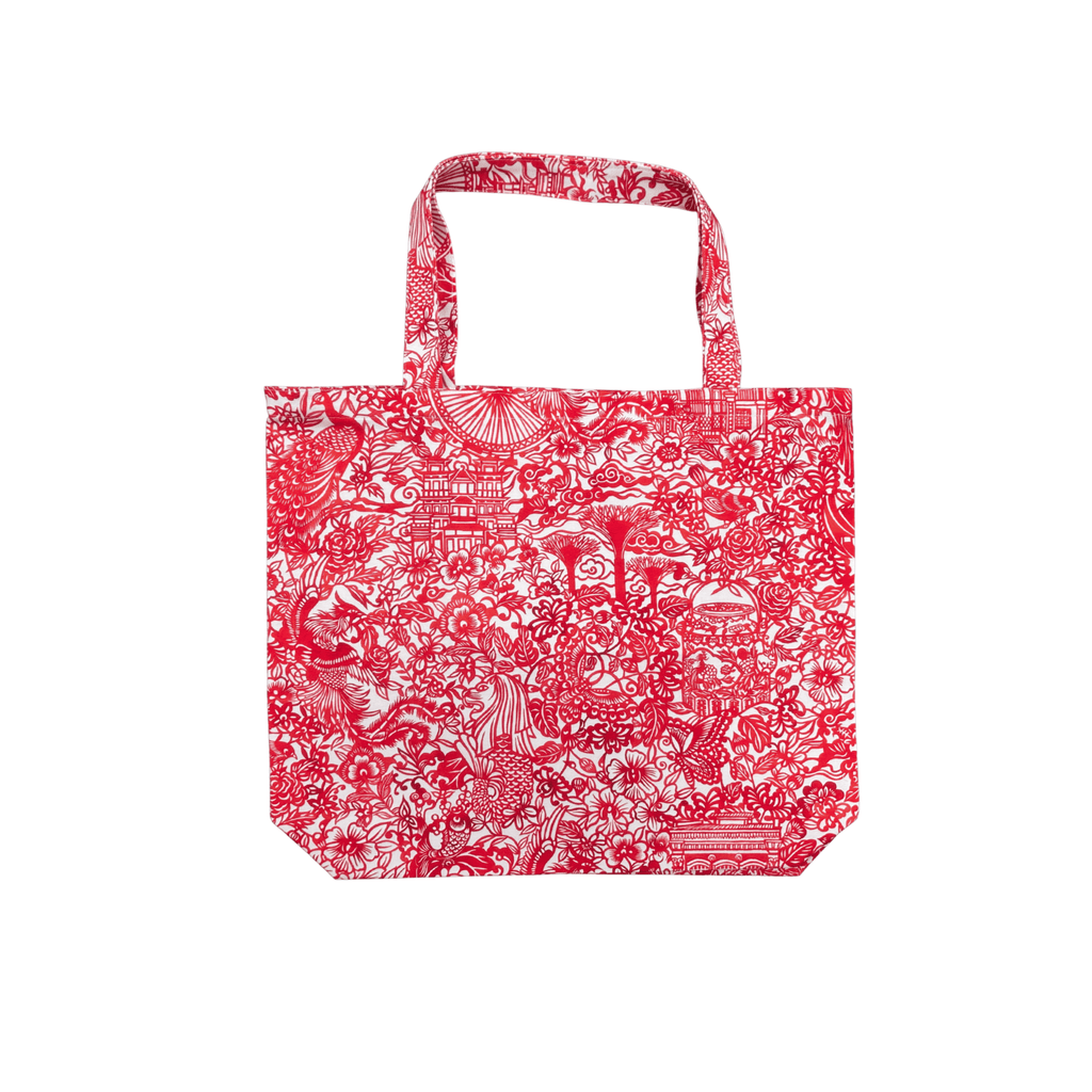 Singapore Papercut Tote Bag