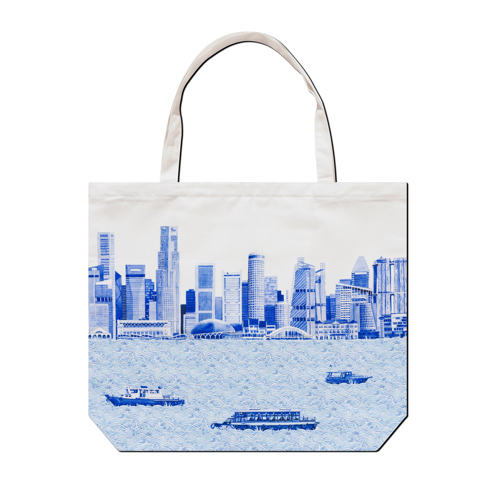 Singapore Skyline Tote Bag