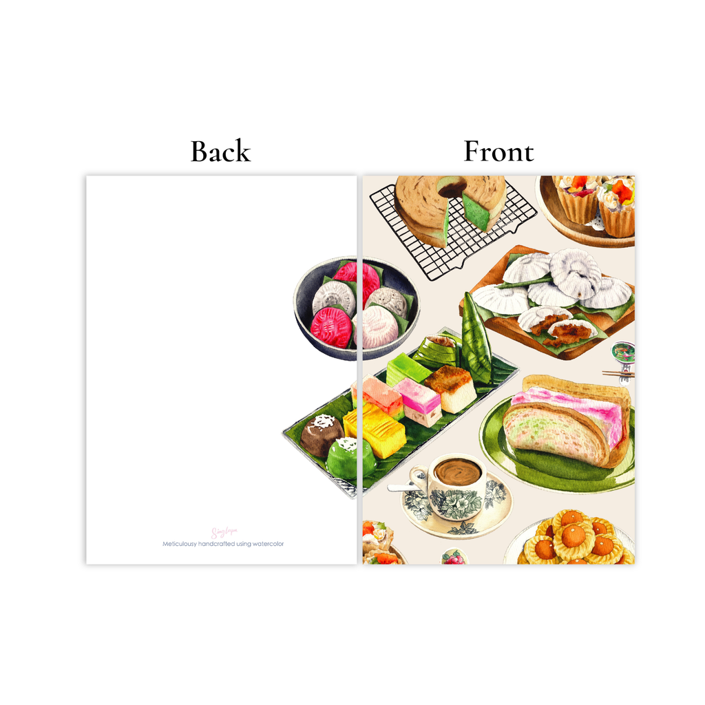 Singapore Snacks Greeting Card