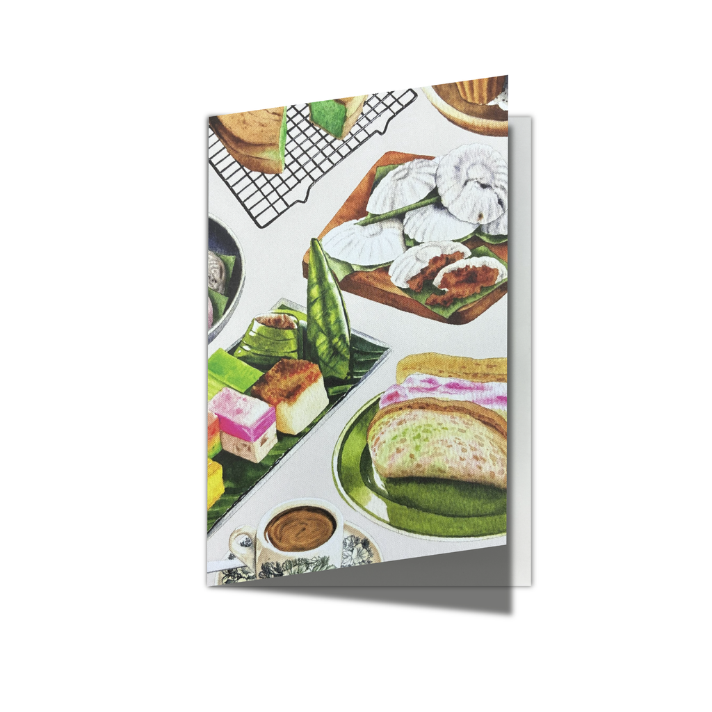 Singapore Snacks Greeting Card