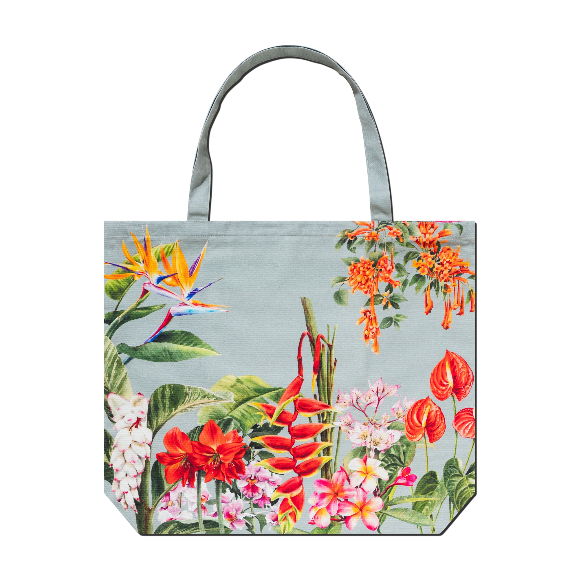 Tropical Flowers Tote Bag