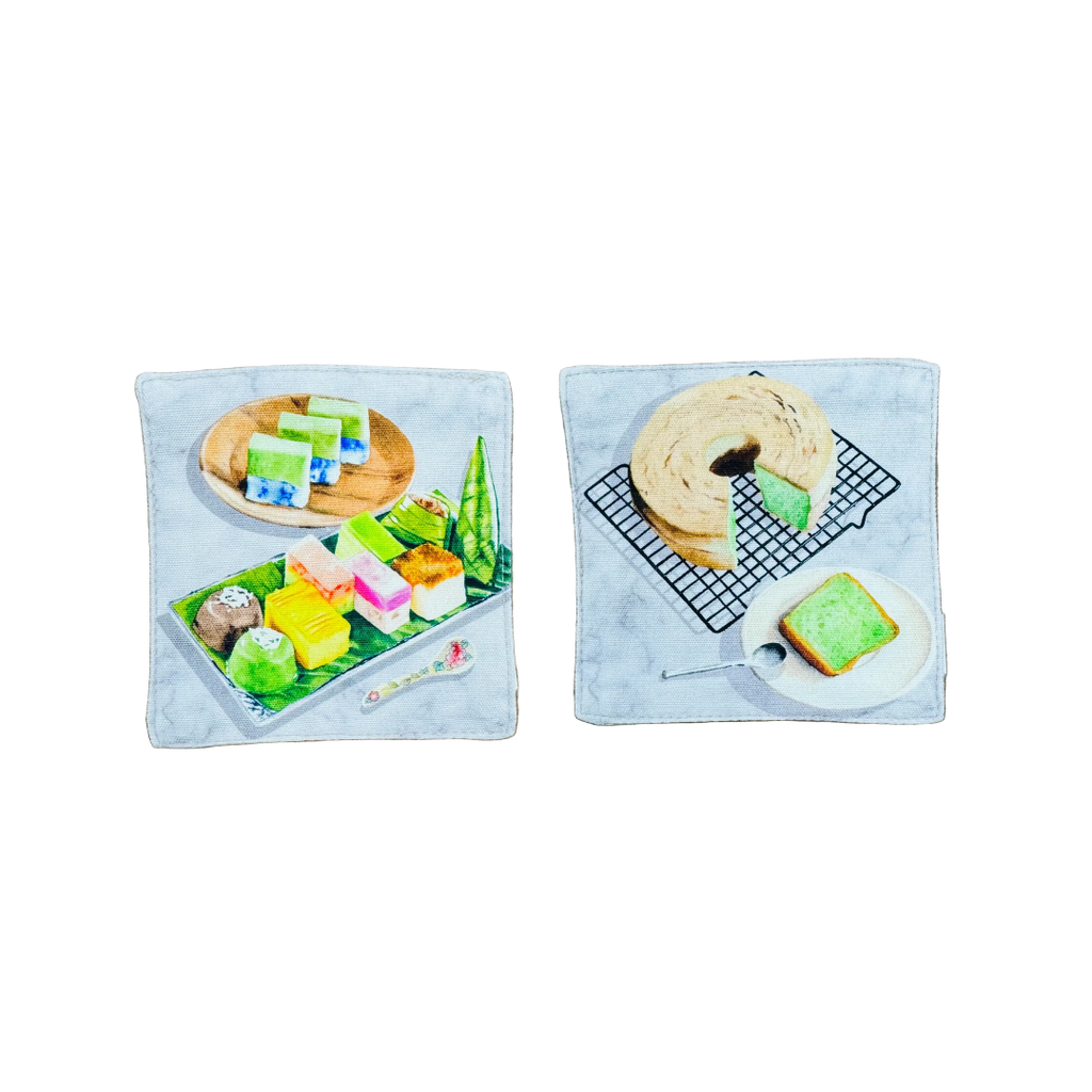 Singapore Snacks Coaster (Set of 2)