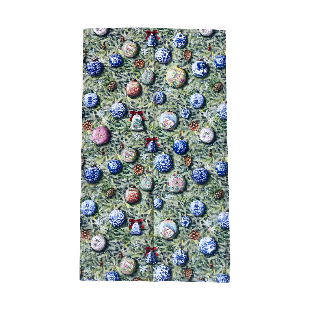 Peranakan Ornaments Tea Towel