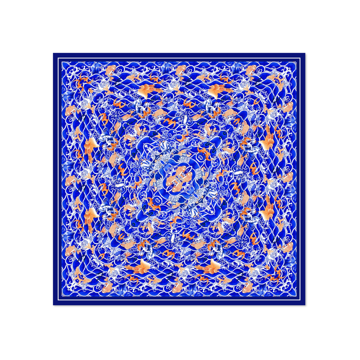Waves Silk Scarf