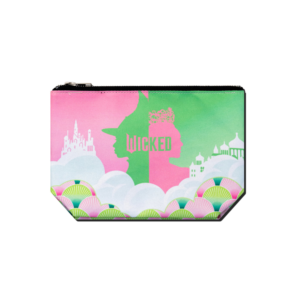 Singlapa Colorful pouch with 'Wicked' design on a white background