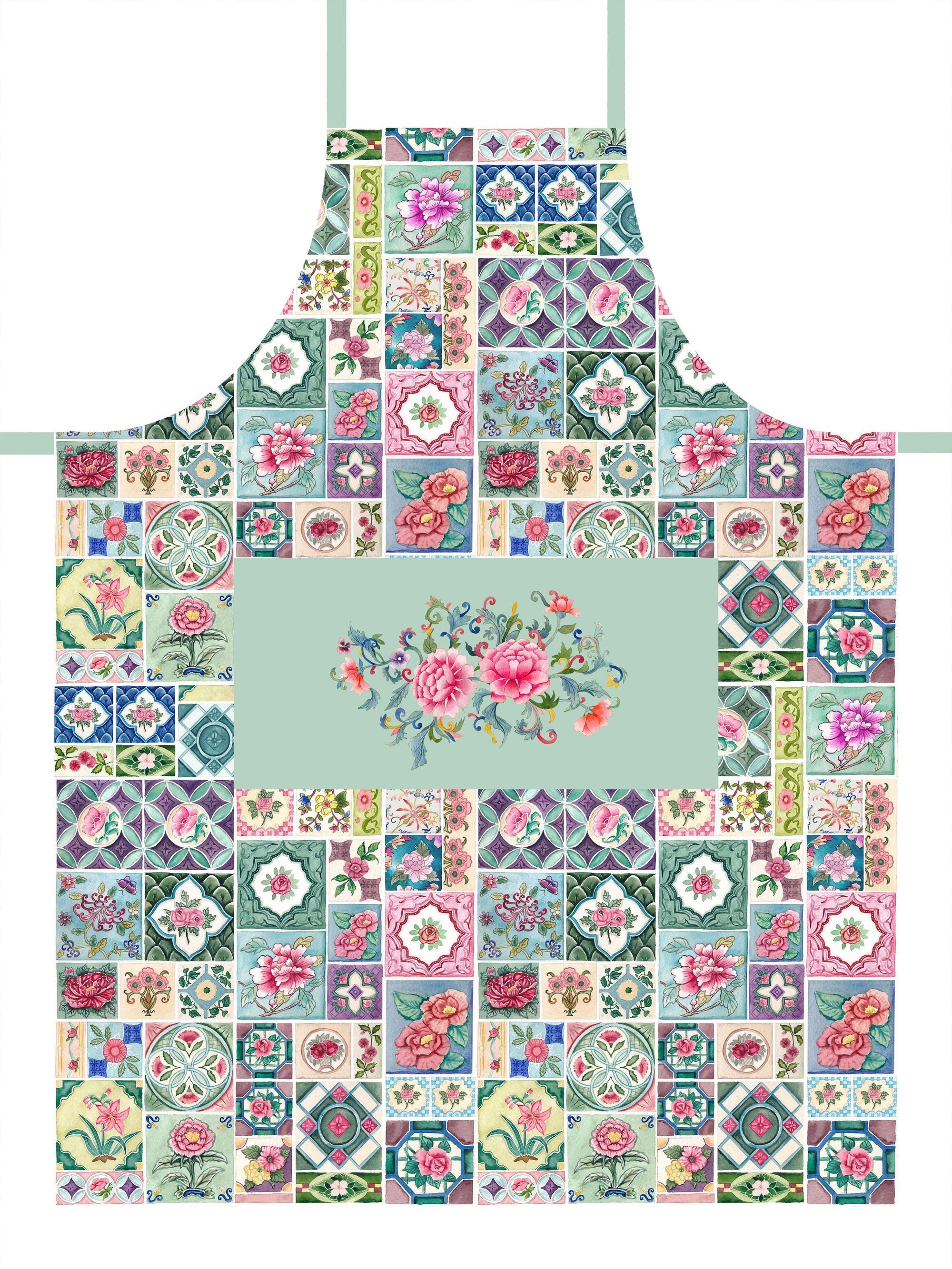 Peranakan Tiles Apron