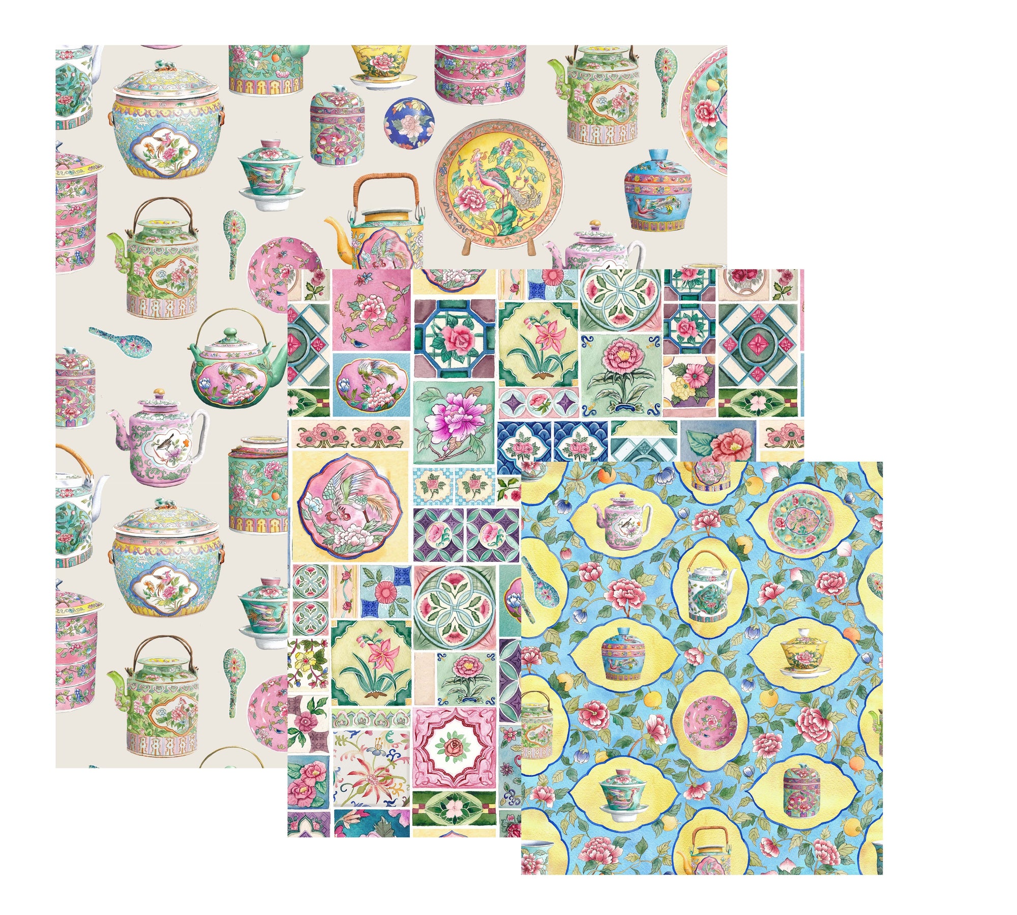 Peranakan Collection Beeswax Wraps