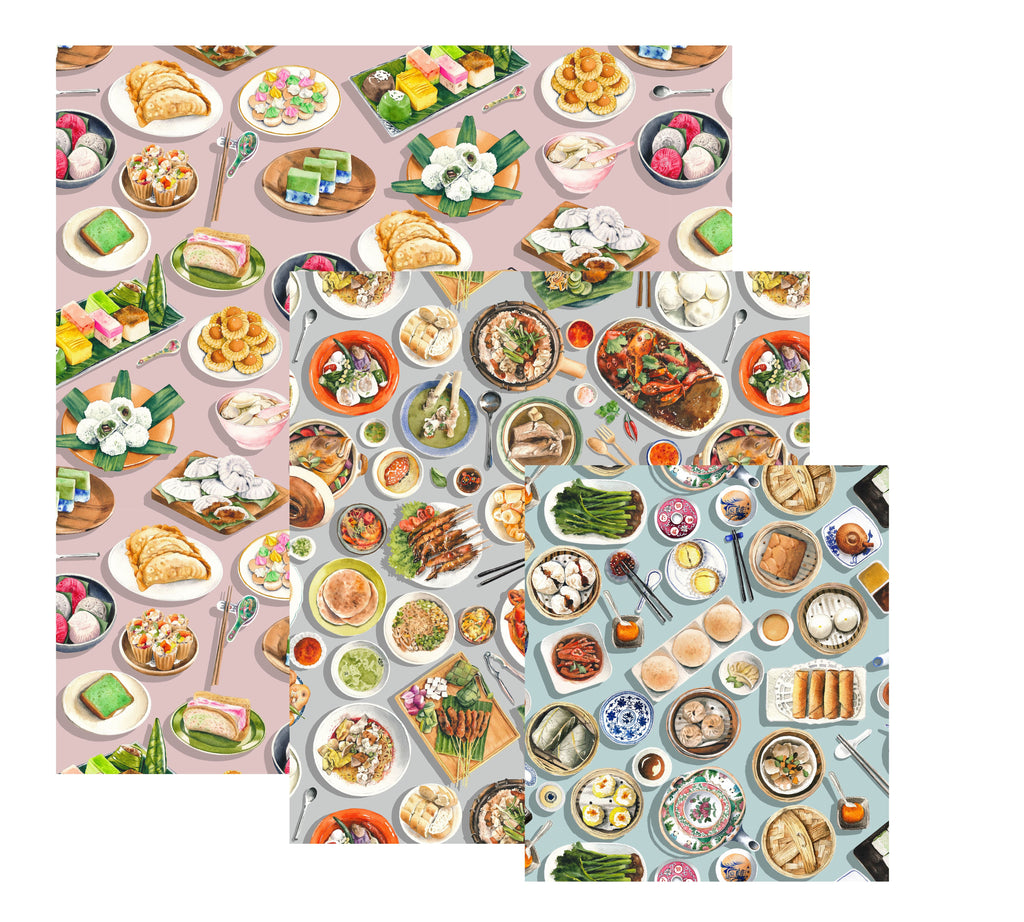 Singapore Bites Beeswax Wraps