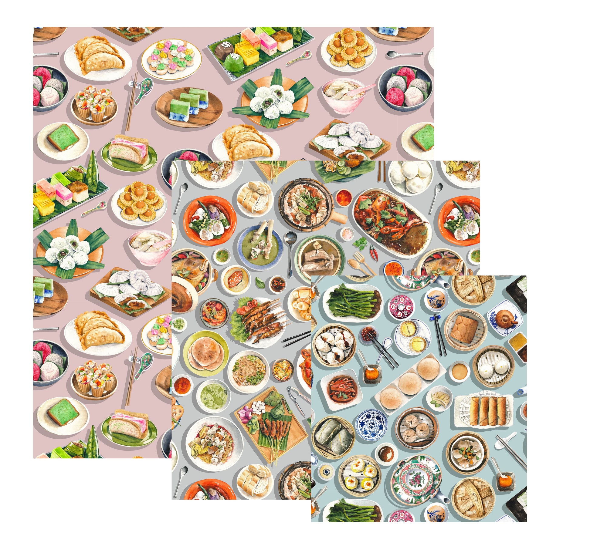 Singapore Bites Edit Beeswax Wrap