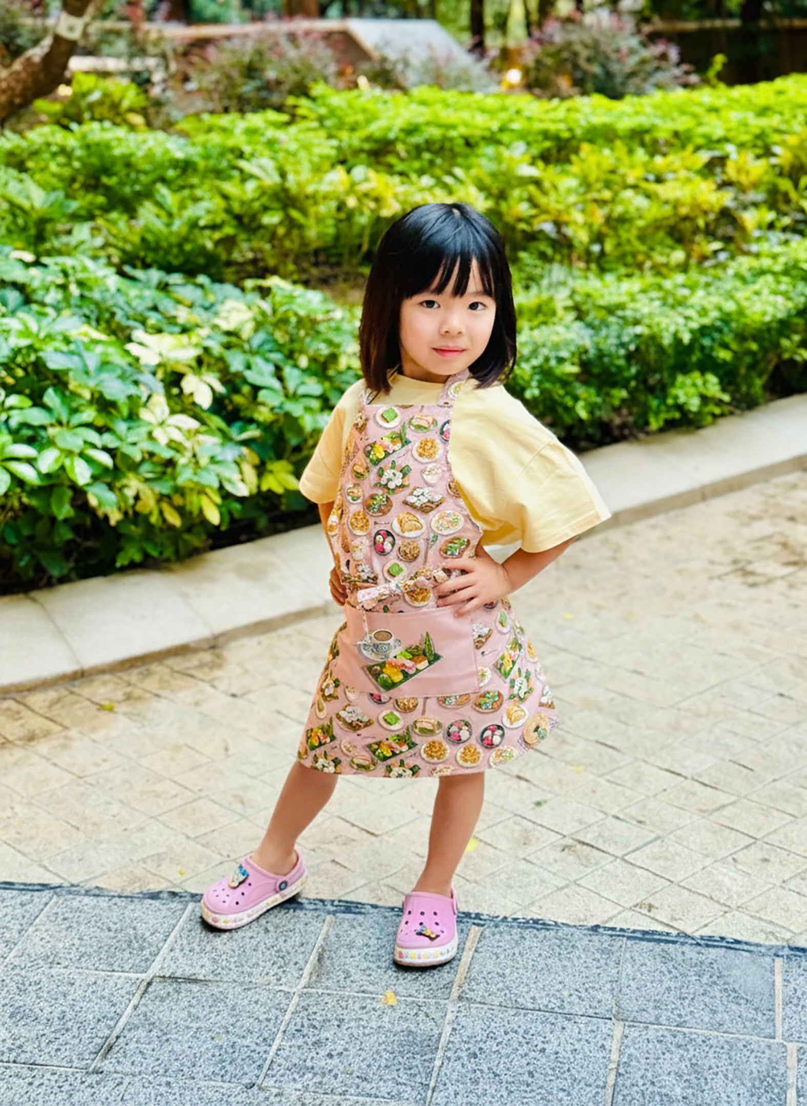 Peranakan Tiles Kids Apron