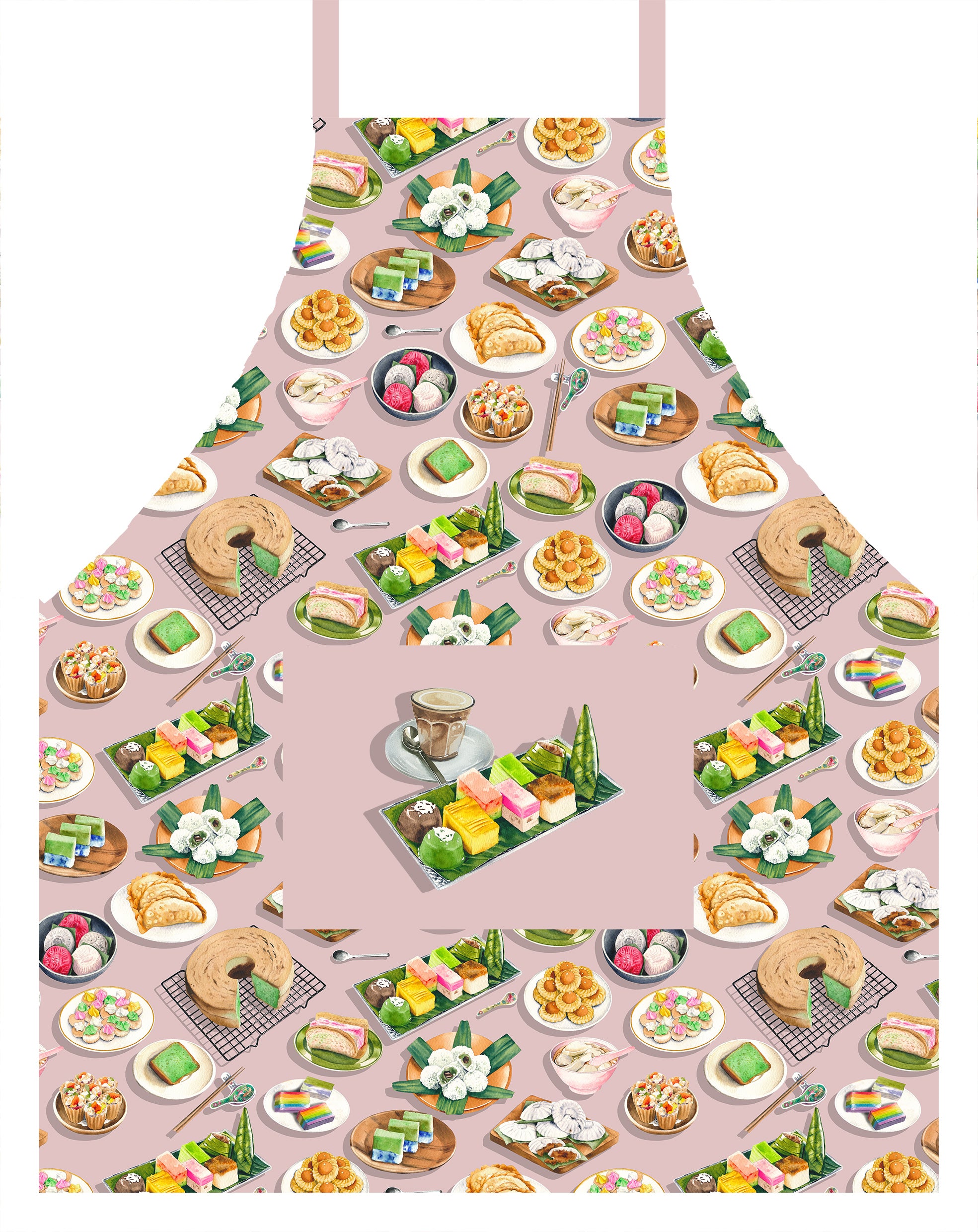 Singapore Snacks Children Apron