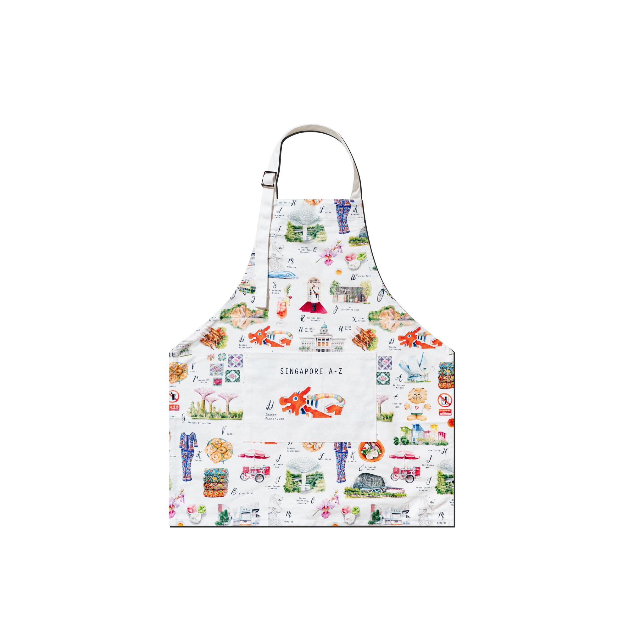 Singapore A-Z Kid Apron