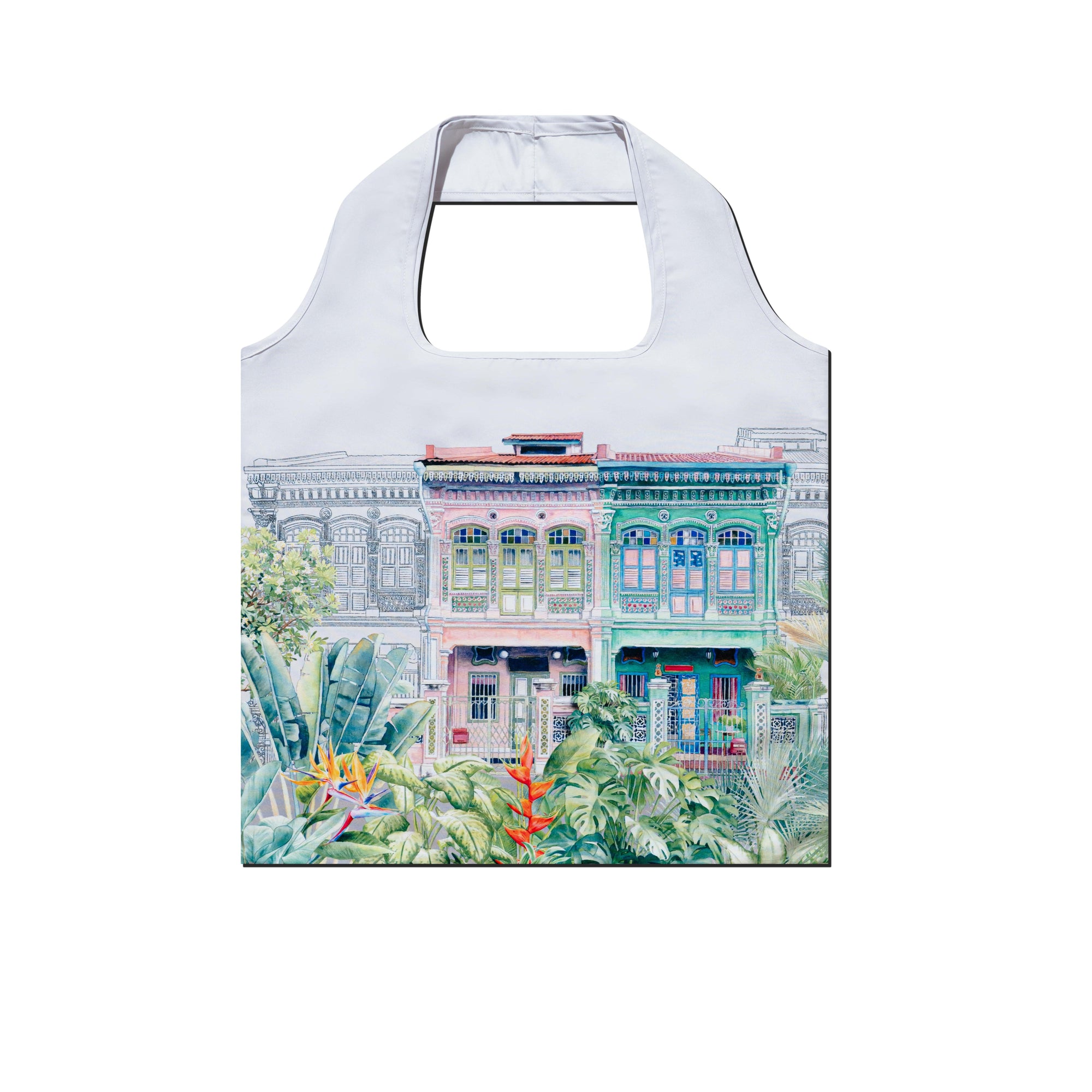 Peranakan Shophouse Shopping Bag