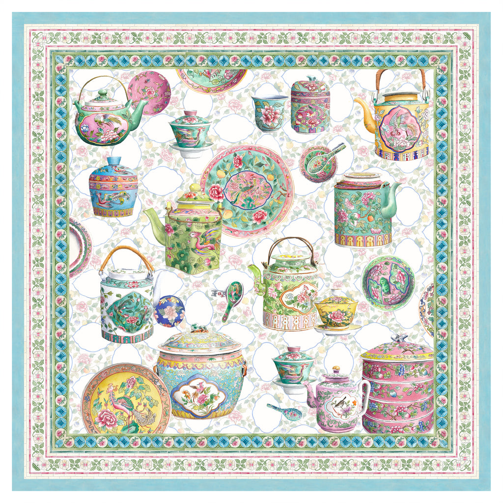 Peranakan Porcelain Scarf