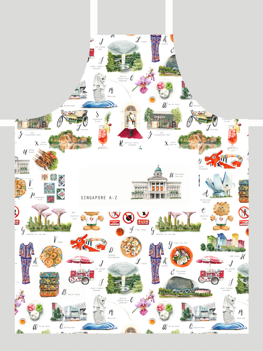 Singapore A-Z Apron
