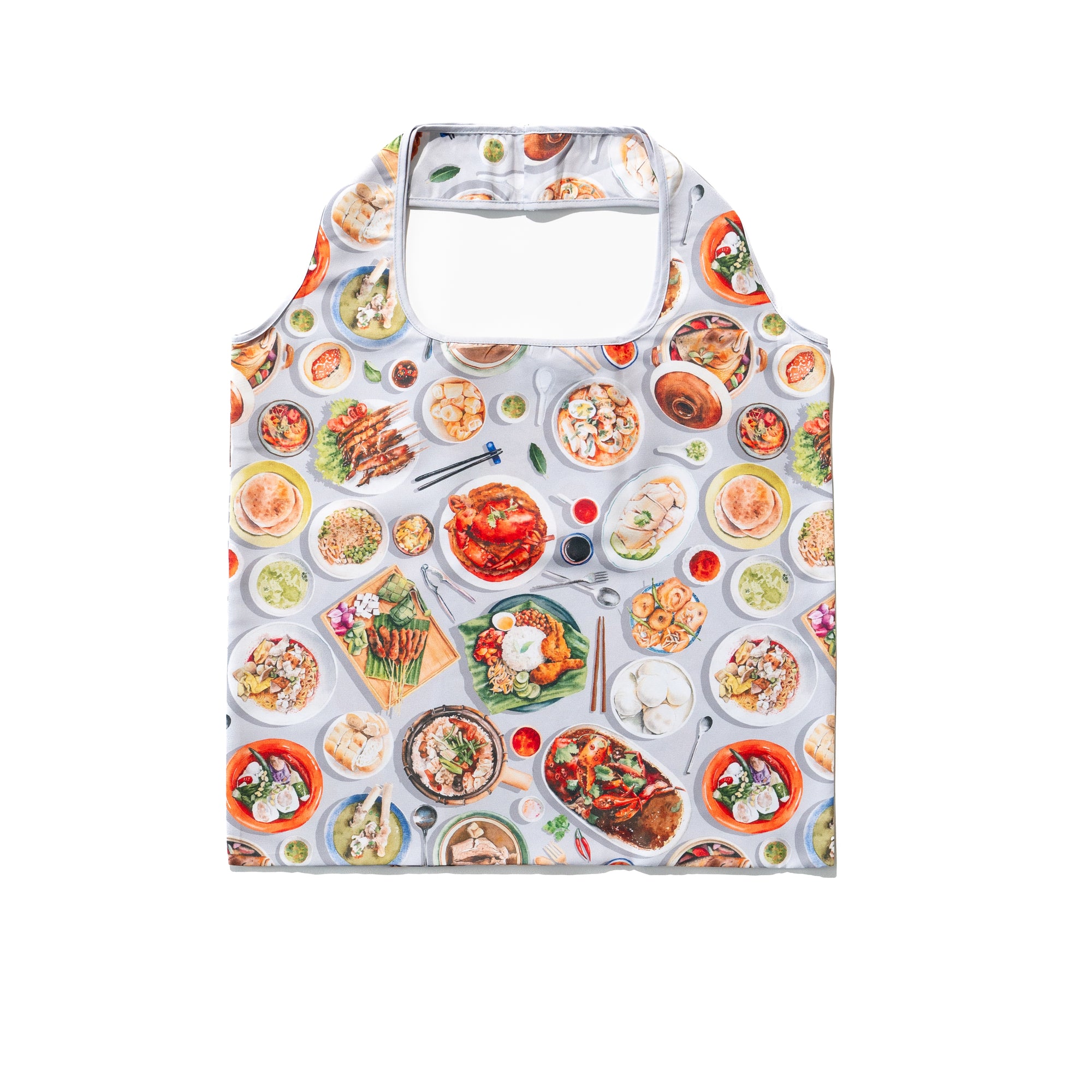 Singapore Hawker Food Shopping Bag