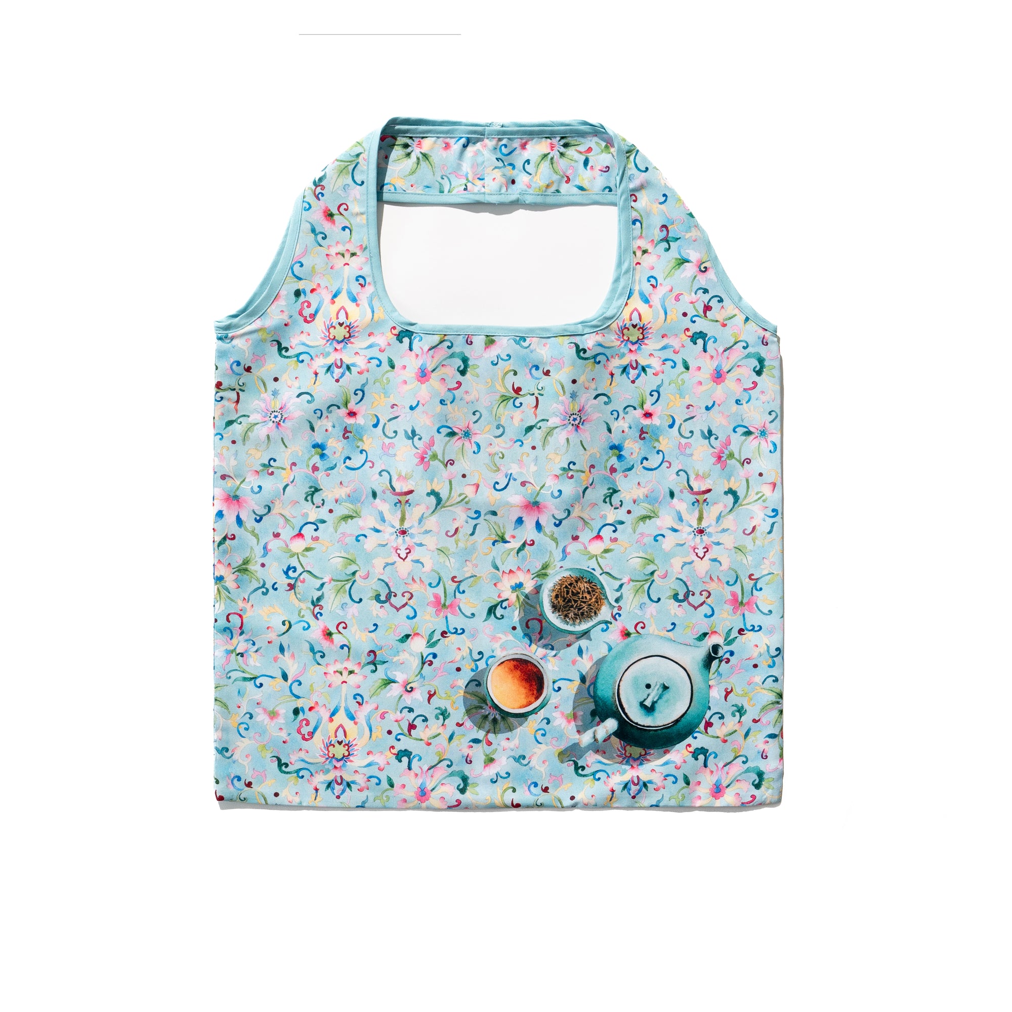 Chinese Floral Shopping Bag