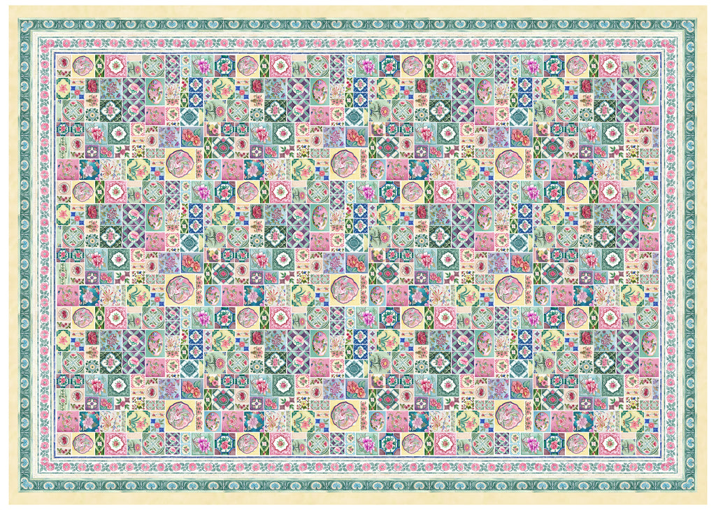 Peranakan Tiles Tablecloth