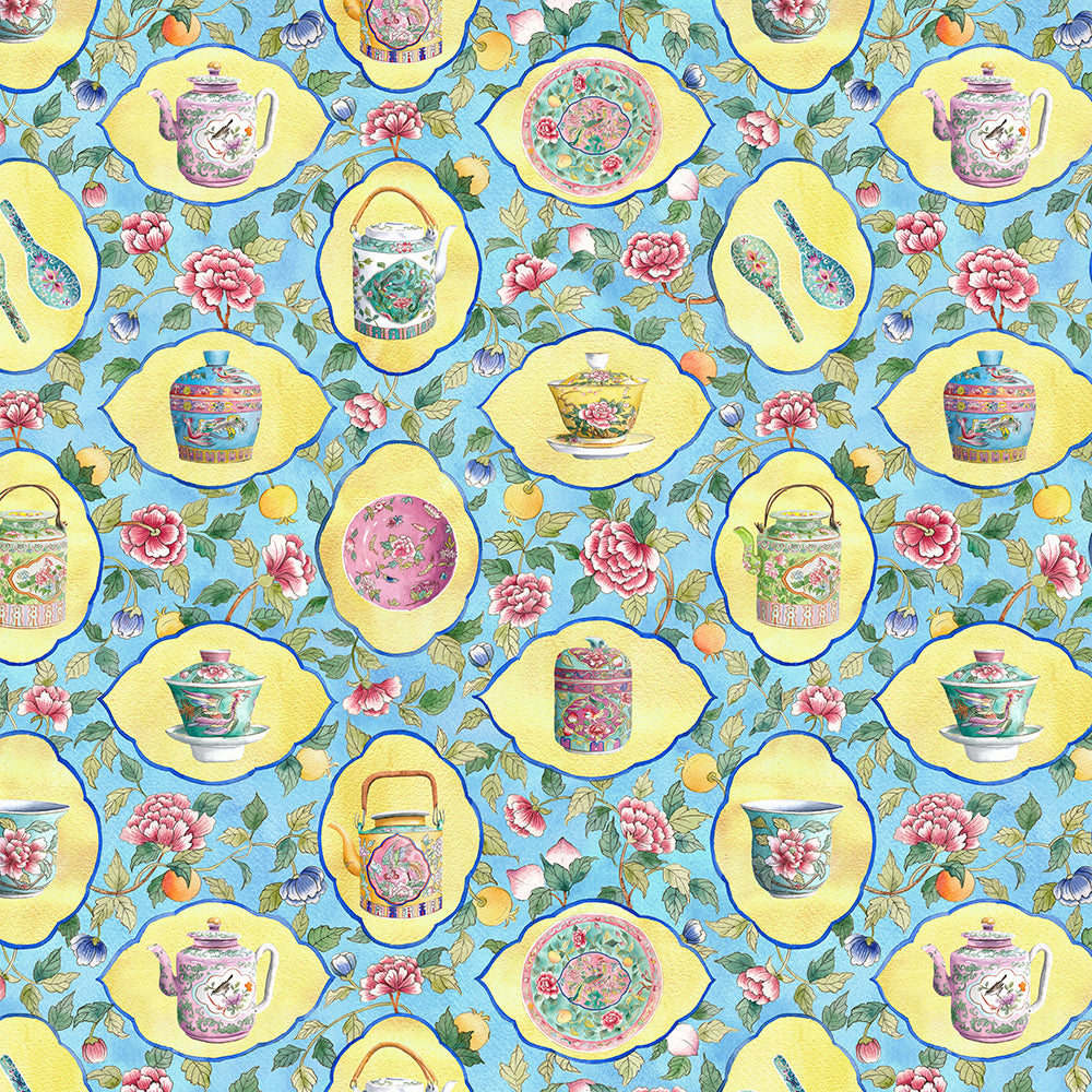 Peranakan Porcelain with Frame Beeswax Wraps