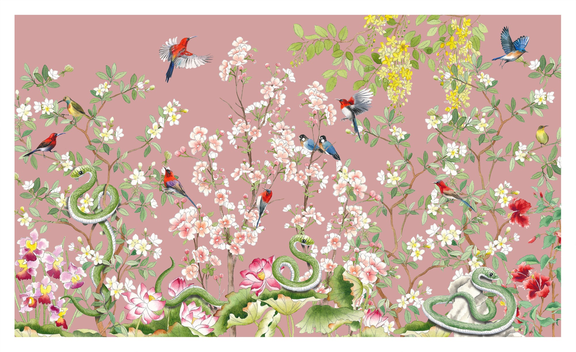 Snake Year Tea Towel