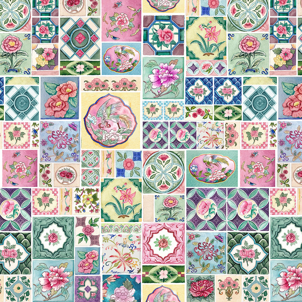 Peranakan Tiles Beeswax Wraps