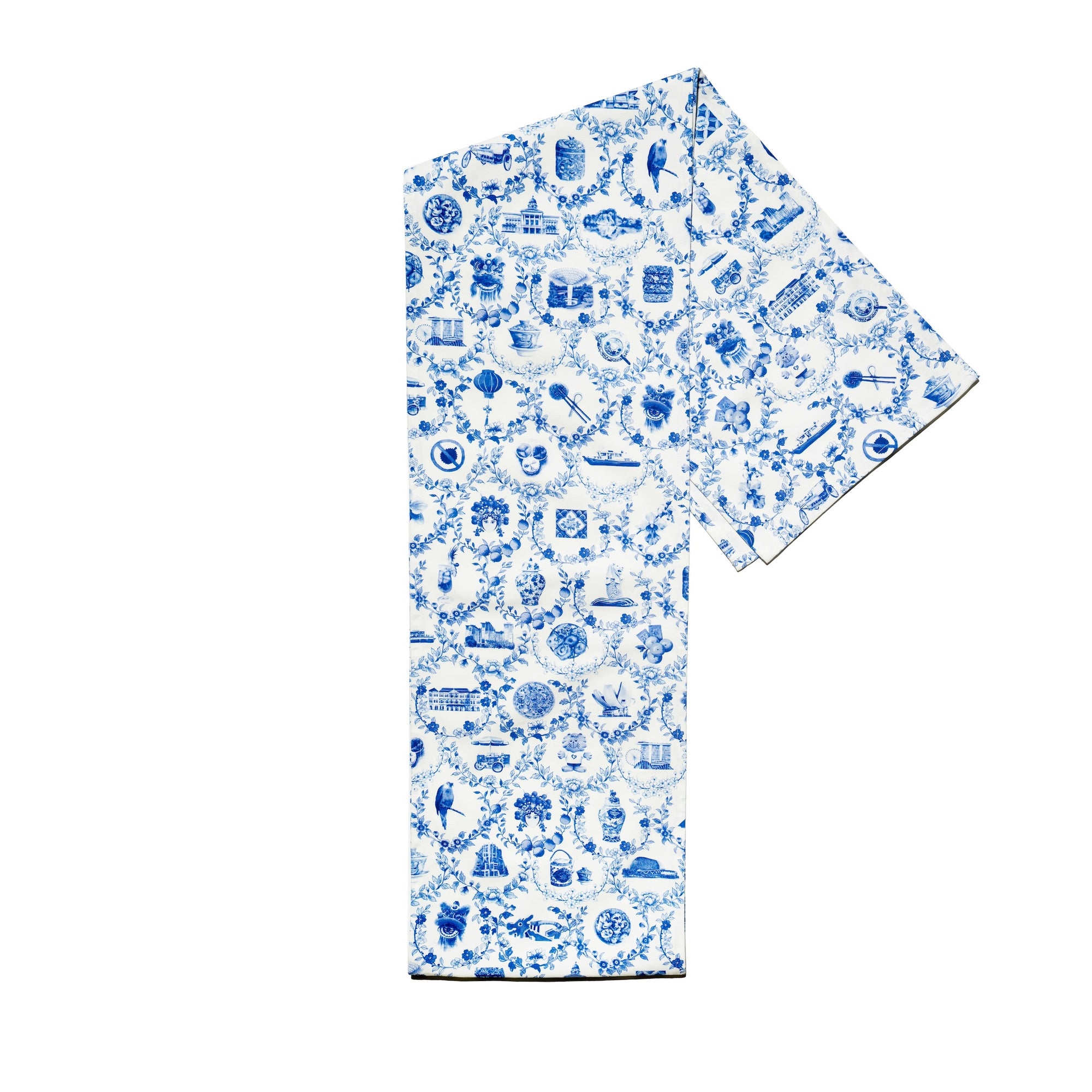 Singapore Icons Table Runner