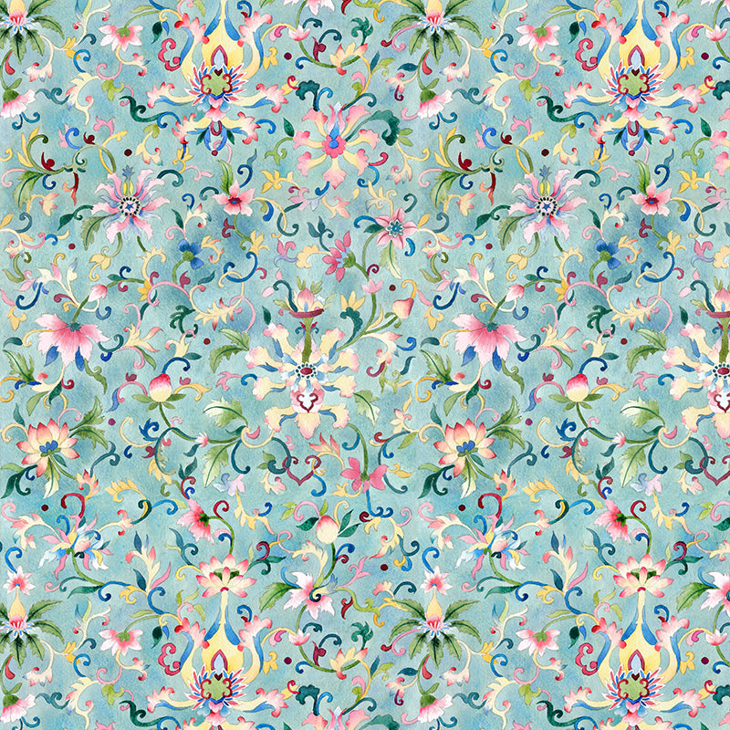 Chinese Floral Tote Bag