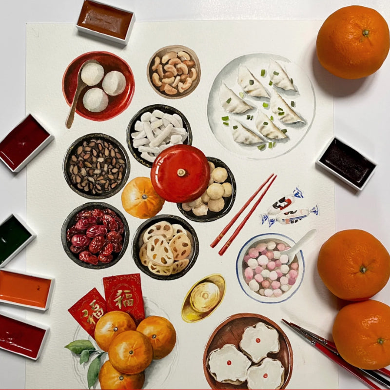 Chinese New Year Orange Bag