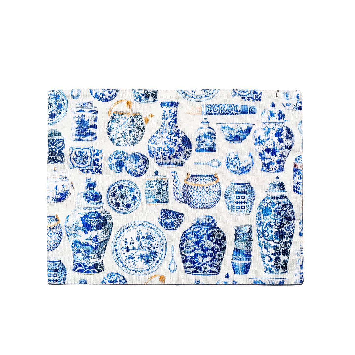 Blue Porcelain Placemat (Double-Sided)
