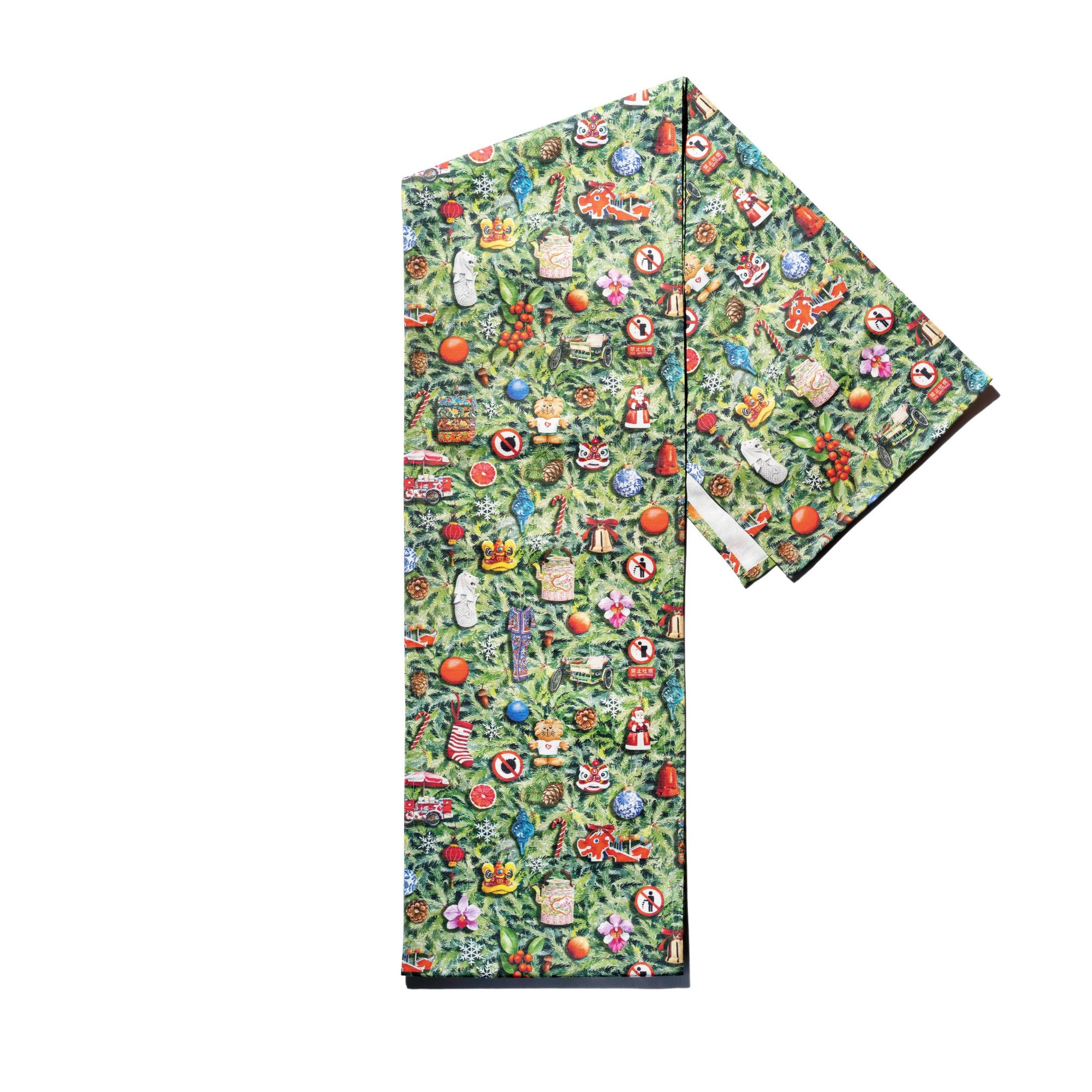 Singapore Christmas Table Runner