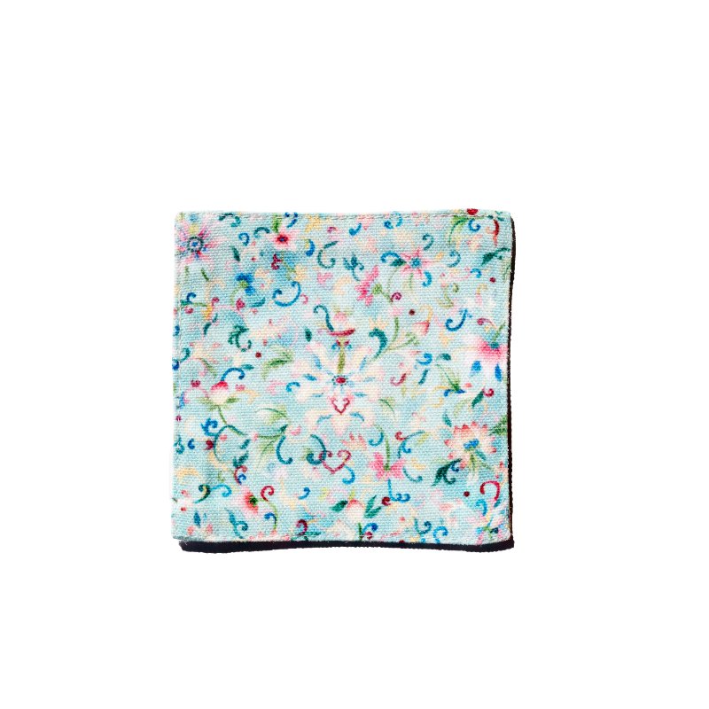 Chinese floral coasters from Singlapa, blue design only.