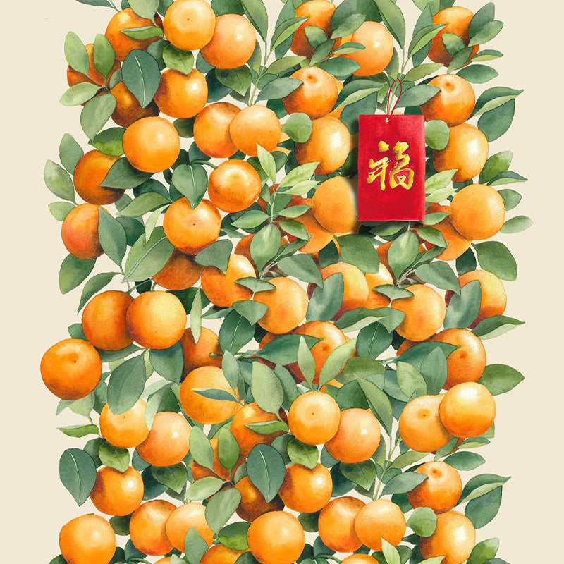 "Kum" Orange Tree Tea Towel