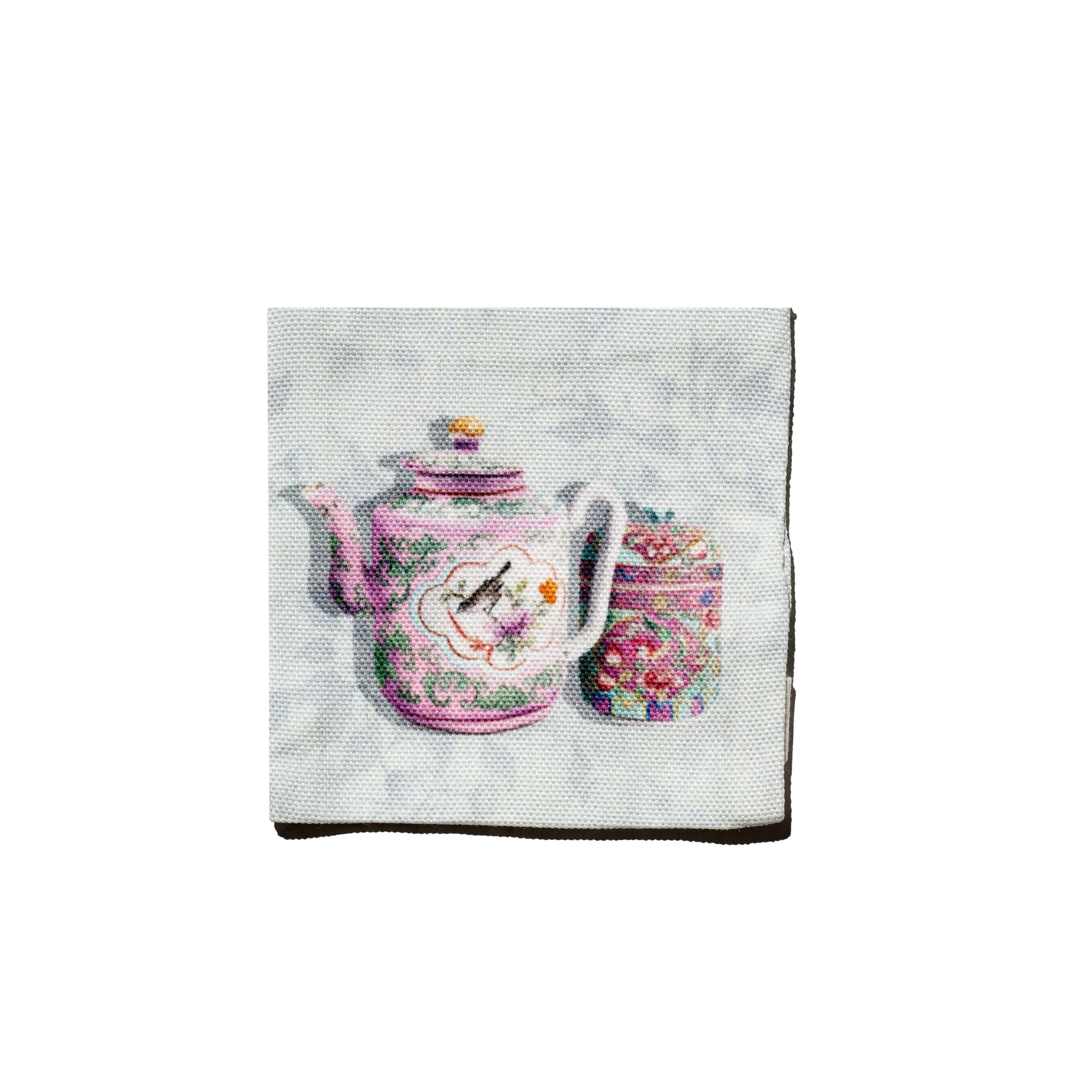 Image of 1 Singlapa's Pink Peranakan Teapot Coasters