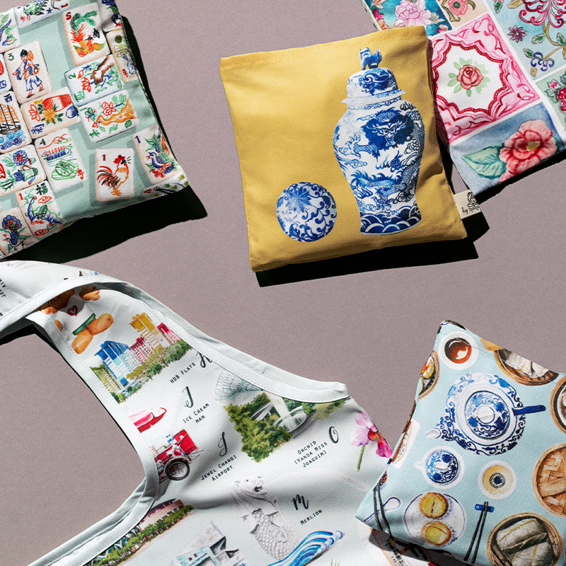 Chinese Dim Sum Shopping Bag