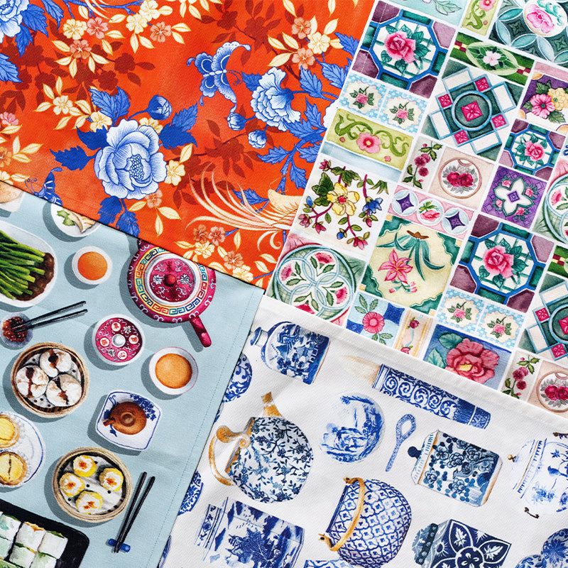 Peranakan Tiles Table Runners