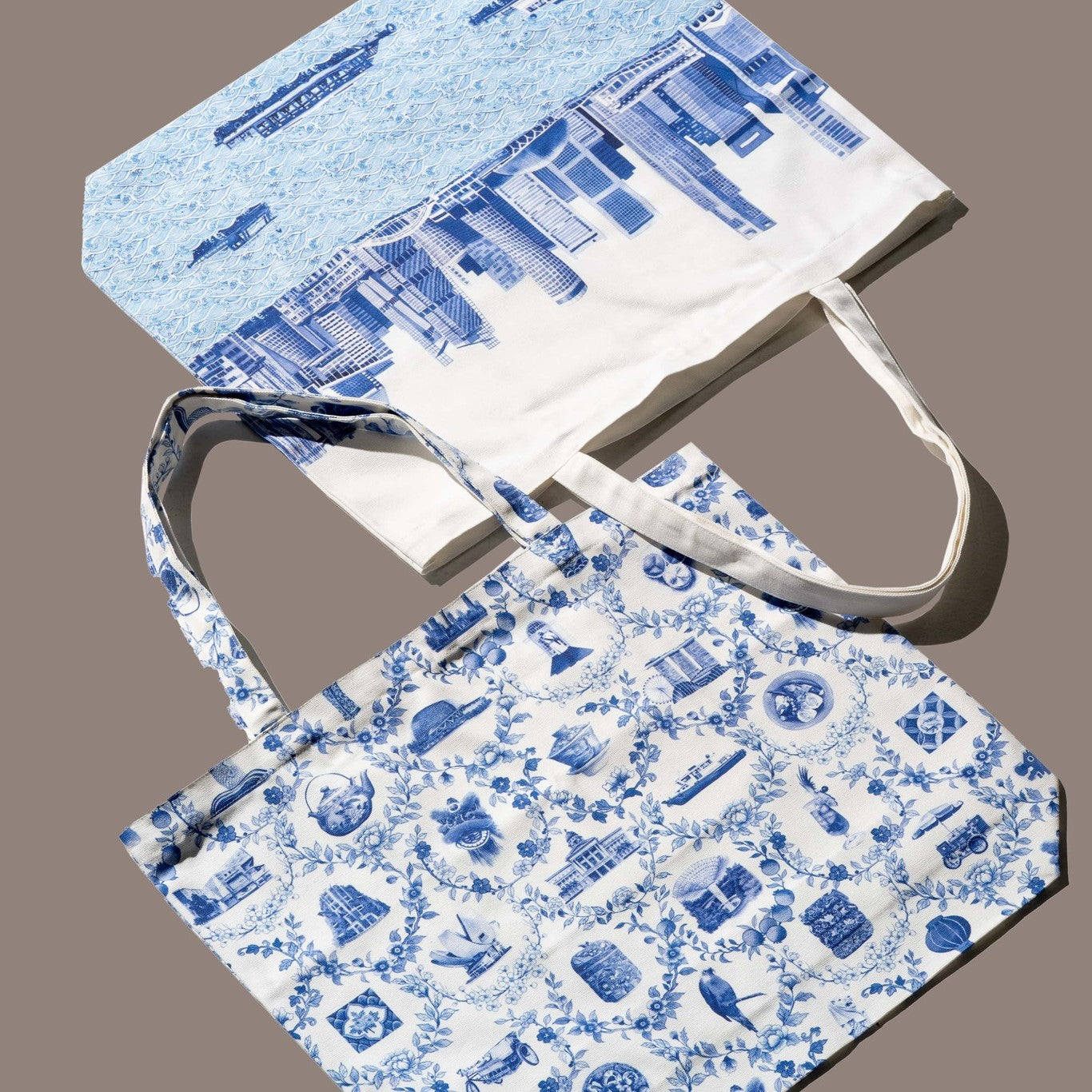 Singapore Skyline Tote Bag