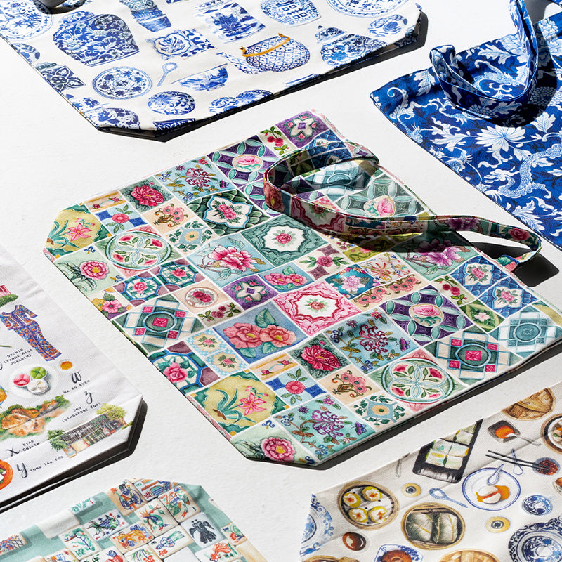 Peranakan Tiles Tote Bag
