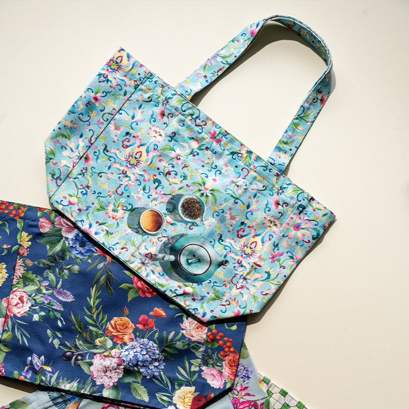 Chinese Floral Tote Bag